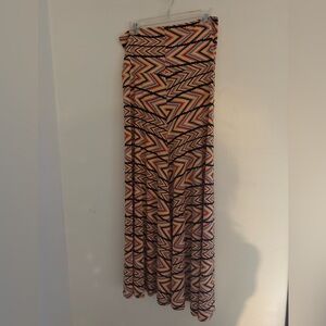 LuLaRoe Zigzag A-Line Skirt in Multicolor